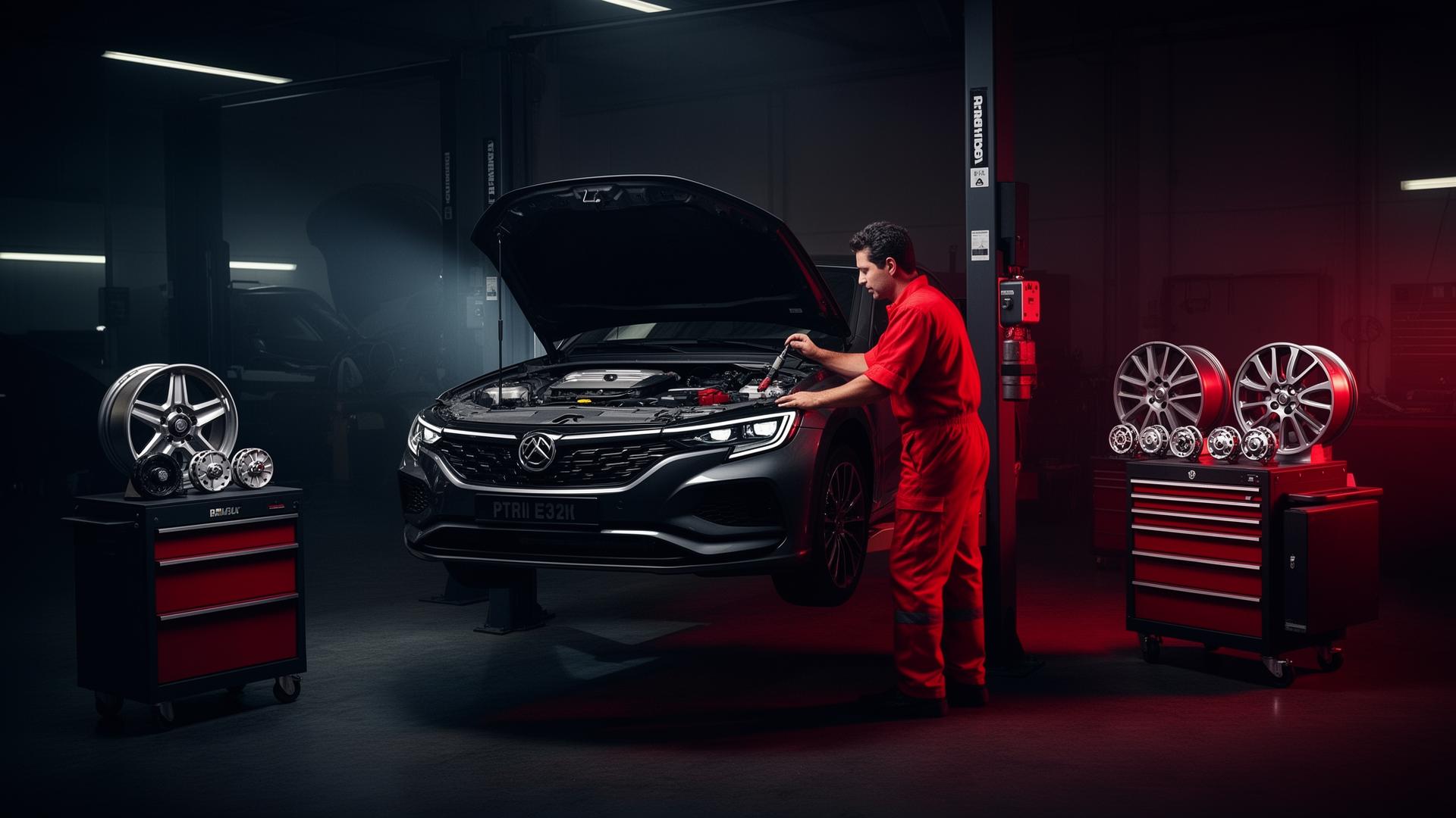 Oficina automotiva profissional